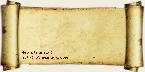 Dijana Bjelogrlić vizit kartica